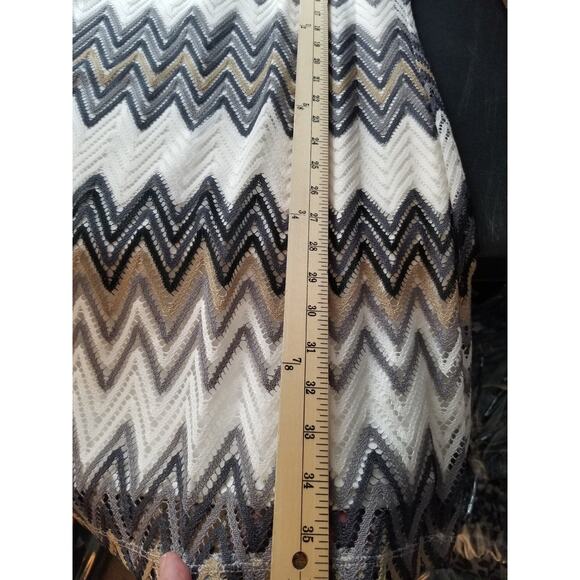 Tacera Modern Boho, Midi, Slip-on Dress, Size Medium Chevron Pattern Womens - Picture 8 of 8